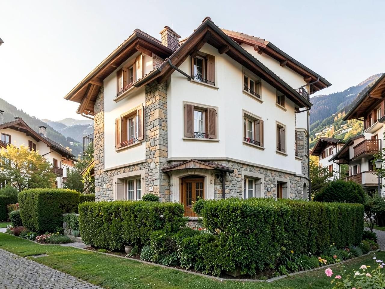 Façade d'un immeuble résidentiel dans la région lausannoise